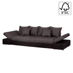 Bigsofa Truman Webstoff/Strukturstoff Braun