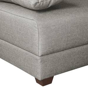 Boxspring-Schlafsofa Dingo Webstoff Luda: Grau