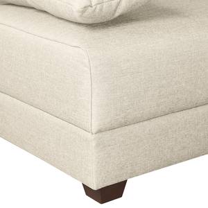 Boxspring-Schlafsofa Dingo Webstoff Luda: Creme