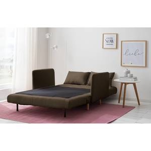 Schlafsofa Morten Webstoff Braun - Webstoff Nida: Braun