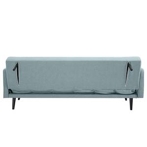 Canapé convertible Daru II Tissu structuré - Bleu clair