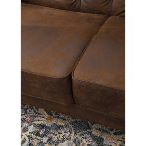 Canapé convertible Brampton Microfibre - Marron