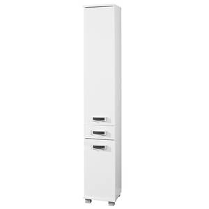 Armoire colonne Granby Avec pieds - Blanc