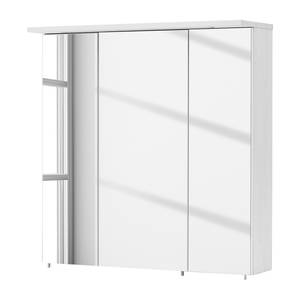 Armoire à miroir Visano (avec éclairage) Imitation pin blanc