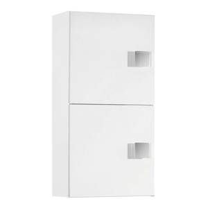 Armoire suspendue Genf Blanc brillant / Blanc - 2 portes - 2 porte