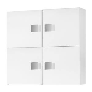 Hangkast Genf glanzend wit/wit - 4-deurs - 4 deuren