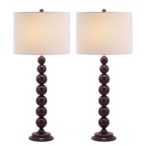 Lampadaires Jenna (lot de 2) Mauve foncé