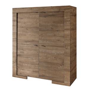 Highboard Milano LC Imitation chêne foncé