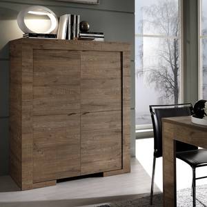 Buffet haut Milano LC Imitation chêne foncé