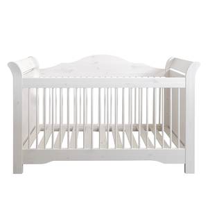 Lit enfant Karlotta Pin massif / White Wash - Blanc délavé