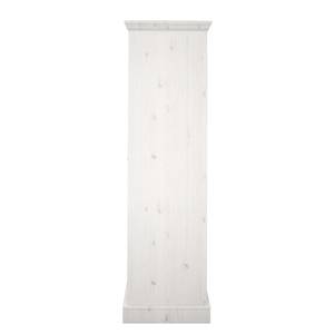 Armoire à vêtements Karlotta (3 portes) Pin / Blanc lavé - Blanc délavé