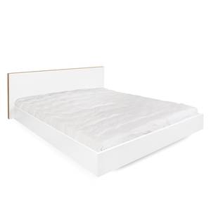 Bed Float wit - Wit/lichtbruin - 160 x 200cm
