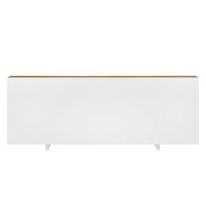 Lit Float Blanc - Blanc / Marron clair - 180 x 200cm