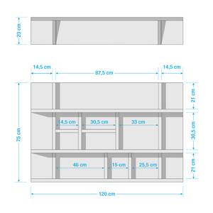 Open kast Pamplona II wit