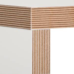 Étagère Berlin Blanc - Blanc / Marron clair - 70 x 159 cm