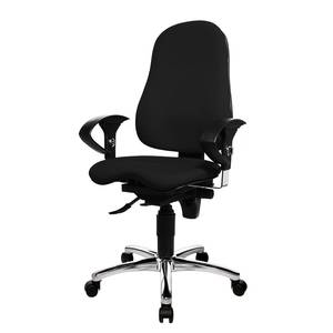 Chaise de bureau Sitness 10 Avec siège ergonomique - Noir