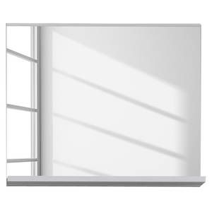 Spiegel Mezzo Weiß - Glas - 60 x 50 x 10 cm