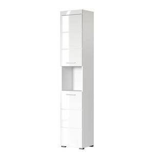 Armoire colonne Amanda I Blanc brillant / Blanc - Blanc brillant