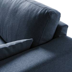 Canapé Billund (3 places) Tissu structuré - Tissu structuré Pari: Bleu jean