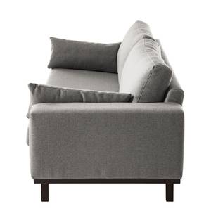 Sofa Billund (3-Sitzer) Strukturstoff Grau - Textil - 237 x 84 x 91 cm