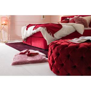 Hocker Pradera fluweel rood