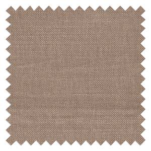 3-Sitzer Sofa BILLUND Baumwollstoff Vele: Taupe - Buche Dunkel