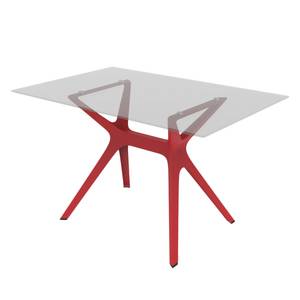 Eettafel Vela I Rood - 120 x 80 cm