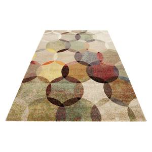 Tapis Modernina Fibres synthétiques - Gris / Marron - 80 x 150 cm