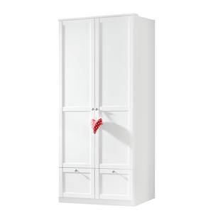 Armoire à vêtements Mika II Blanc alpin - 90cm - 2 portes