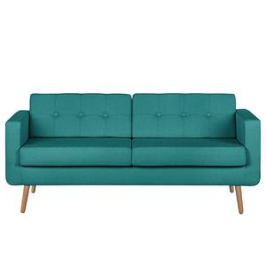 Sofa Croom I (3-Sitzer) Webstoff - Webstoff Polia: Petrol