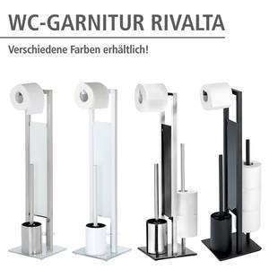 WC-Garnitur Rivalta Stahl - Silber