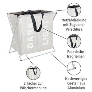 Wäschesammler Duo Beige