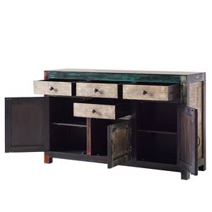 Buffet Goa II Acacia / Manguier partiellement massif Multicolore