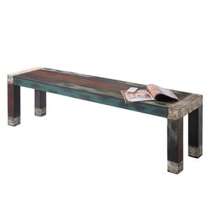 Banc Goa Acacia / Manguier partiellement massif - Multicolore