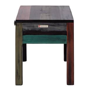 Table de nuit Goa Manguier / Acacia massif Multicolore