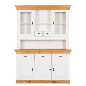 Credenza Bergen I Legno massello di pino - Pino bianco / Pino color cenere