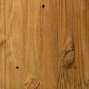 Vitrinekast Bergen III massief grenenhout - wit/loogkleurig - Wit grenenhout/loogkleurig grenenhout