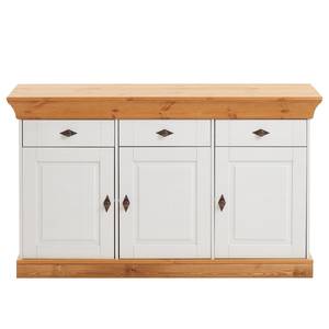 Dressoir Bergen I massief grenenhout - wit/loogkleurig grenenhout