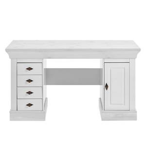 Bureau Bergen 143 cm Pijnboomhout wit