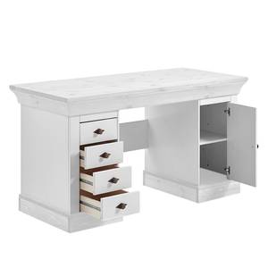 Bureau Bergen 143 cm Pijnboomhout wit