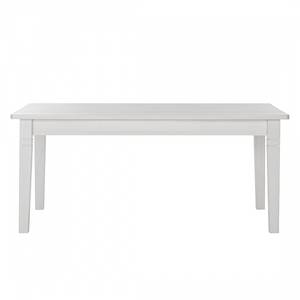 Table Bergen II Épiciéa massif - Pin blanc - 120 x 78 cm - Sans rallonge