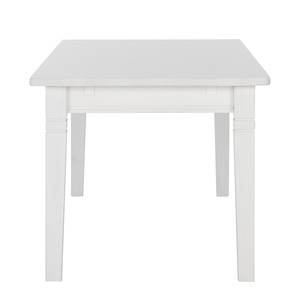 Table Bergen II Épiciéa massif - Pin blanc - 120 x 78 cm - Sans rallonge