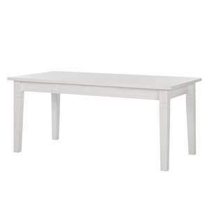 Table Bergen II Épiciéa massif - Pin blanc - 140 x 90 cm - Avec 2 plateaux à emboîter