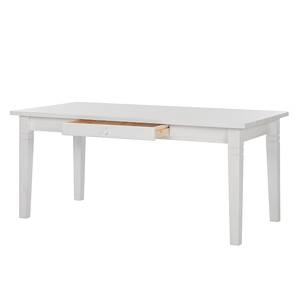 Eettafel Bergen II massief grenenhout - Pijnboomhout wit - 180 x 90 cm - Zonder functie