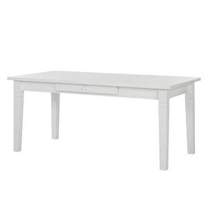 Table Bergen II Épiciéa massif - Pin blanc - 180 x 90 cm - Avec 2 plateaux à emboîter