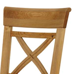 Chaises Fjord (lot de 2) Pin massif - couleur bois lessivé - Epicéa lessivé teinté et huilé