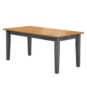 Table Fjord IV Pin massif - Gris / Couleur bois lessivé - Pin coloris lessivé / Pin gris - 120 x 78 cm