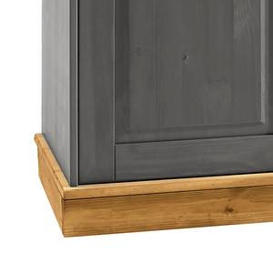 Highboard Bergen massief grenenhout grijs/geloogd - Grenenhout grijs/loogkleurig grenenhout