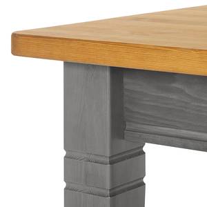 Table Bergen III Pin massif - Gris / Couleur bois lessivé