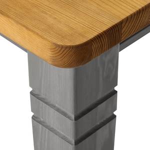 Table Bergen III Pin massif - Gris / Couleur bois lessivé